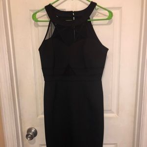 Sleek black dress